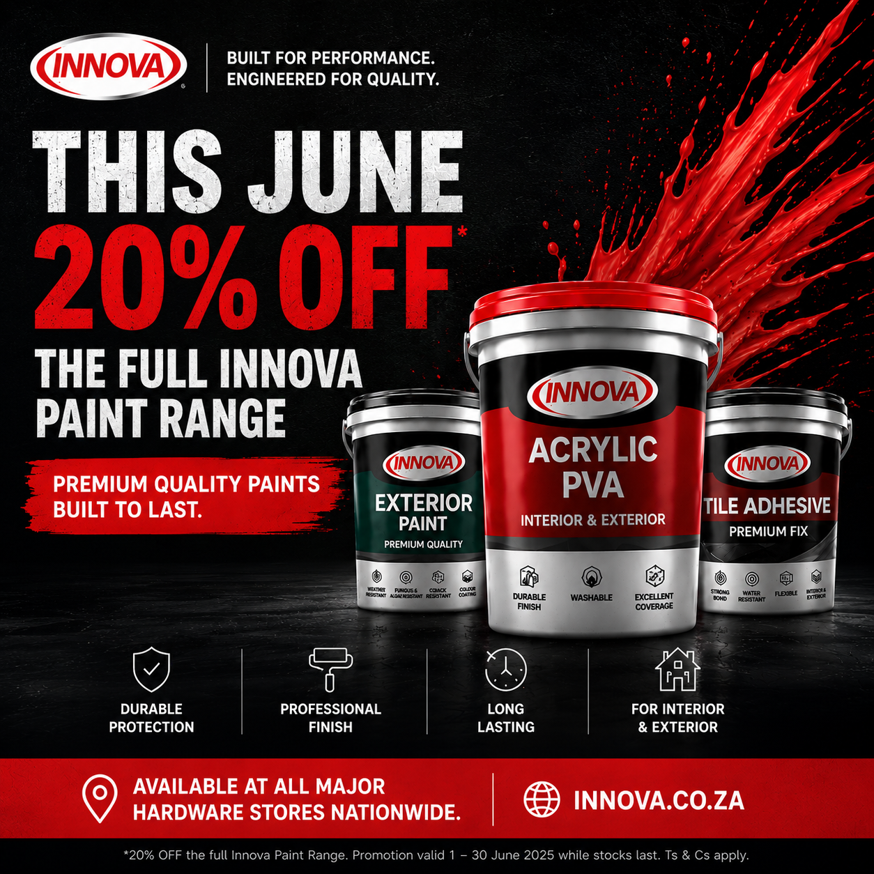 Innova - Scroll-stopping social for a paint brand.